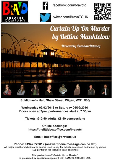 Bravo Theatre Company Curtain Up On Murder